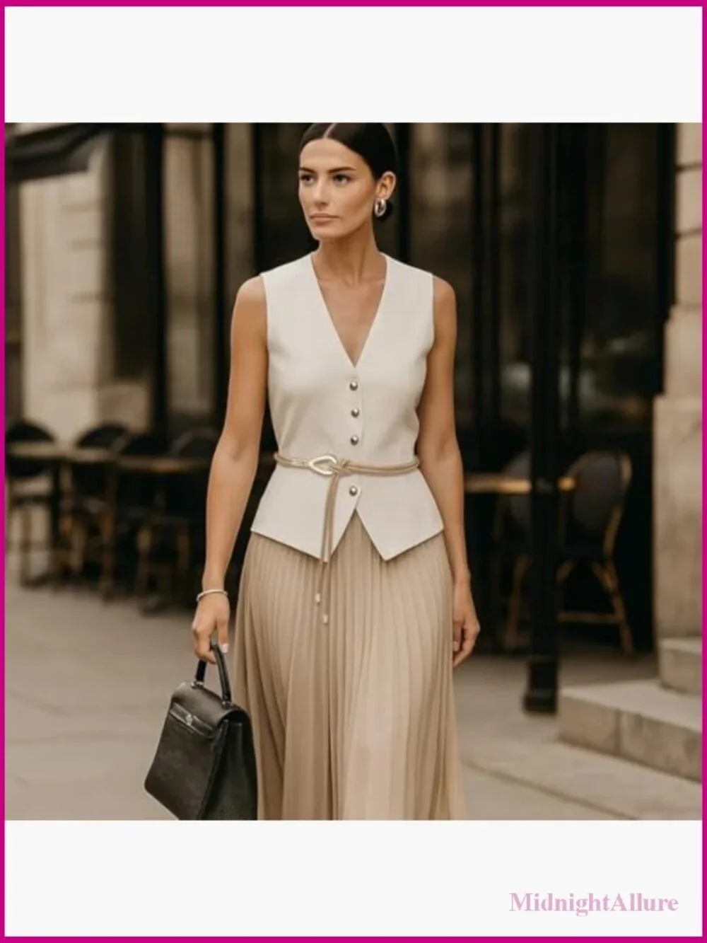 PU Leather Knotted Waist Belt Skinny Gold Buckle for Dresses